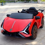 ⭐️Y&Y Kid toy shop⭐  รถแบตเตอรี่เด็ก ทรงแลมโบกินิ  มีรีโมทบังคับ เปิดประตู้ได้ รถไฟฟ้า รถแบตเด็ก บัง