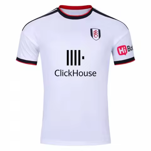 26-27 New Fulham Men's Football Jersey Comfortable and Breathable T-shirt Suitable for Daily and Tra
