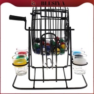 [Blesiya] Bingo Set 48 Balls 6 Cup Lottery Machine Draw Bingo Game for Adult Party Fun