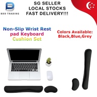 keyboard + Ergonomic Wrist Rest pad Cushion for Keyboard Mouse