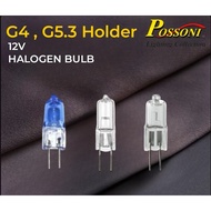 G4 G5.3 Holder 20W/50W 12V Halogen Bulb