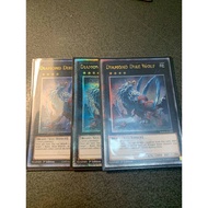 Genuine Yugioh card Diamond Dire Wolf RA04-EN200 25th