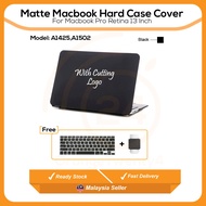 Matte Macbook Hard Case Cover For Macbook Pro Retina 13.3 Inch (Black) (A1425/A1502)