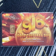 Random Design Public Gold PG Gold bar 1g