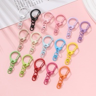 St. kunkka 5Pc 18.5 * 40mm Alloy Small D8-Shaped Roll-Plating Paint Keychain for Mobile Phone Keycha