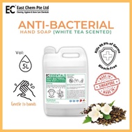 [SG] PREMIUM Anti Bacterial Hand Soap (White Tea Scented) Gel type 5L Bleach-Free [EC Essentials]