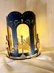 月滿中秋 玉兔逐月 紙藝 走馬燈 燈籠 中秋節紙雕月球燈月亮兔仔