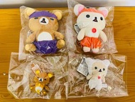 ❤️wow❤️現貨✨日本空運 日版 正版 代理 San-X 拉拉熊 懶懶熊 牛奶熊 懶妹 茄子 胡蘿蔔 娃娃 吊飾