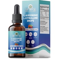 L-Citrulline L-Arginine Drops Liquid for Men with Boron and Zinc, Sublingual L Citrulline L Arginine