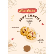 *Muse Cookie* Assorted 2pcs Cranberry Whitechips Cookies with individual packaging (freshly baked)