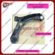 FRONT LOWER ARM PERODUA MYVI 1.3 1.5 NEW 2017> D20N (ANSHIN JAPAN) LOWER ARM WITH BALL JOINT