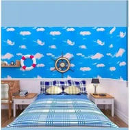 Cloud motif wall Wallpaper gh001