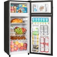 Double Door Refrigerator With Freezer, 4.5 Cu.ft, Small Fridge With Freezer, 7 Settings Temperature 