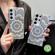 Elegant Phantom Flower Phone Case For Samsung Galaxy A57 A56 A55 A54 A53 A52 A52S A51 A50S A37 A36 A