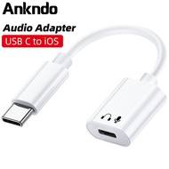 Ankndo USB Type C To Lightning Charging Cable Adapter for Data Sync Cord Adapter Type C to Lightning Audio Converter
