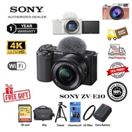 (Sony Malaysia)Sony ZV-E10 ZVE10 Mirrorless Camera with 16-50mm Kit Lens Vlog Camera 4K  (1 Year War