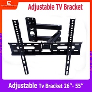 Bracket TV Dinding 26–55 Inci Boleh Laras & Condong Lengan Tunggal (Single Arm Tilt Swivel TV Wall M
