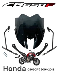 ชิวหน้า CB300-F/CB650-F ทรงยอดนิยม  ปี 2016-2017-2018 พร้อมอุปกรณื ติดตั้ง ชิวหนา งานดี#ราคาถูก ที่ส