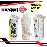 IPONE ENGINE OIL 10W40 MINERAL OIL 1L MINYAK HITAM IPONE 4T STROKE