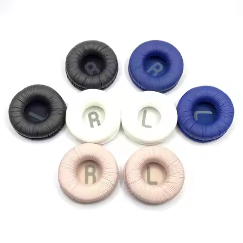 1 Pair 70mm Foam Ear Pads Replacement Pillow Cushion Soft Headphone Headset Cover For Tune 600 T450 