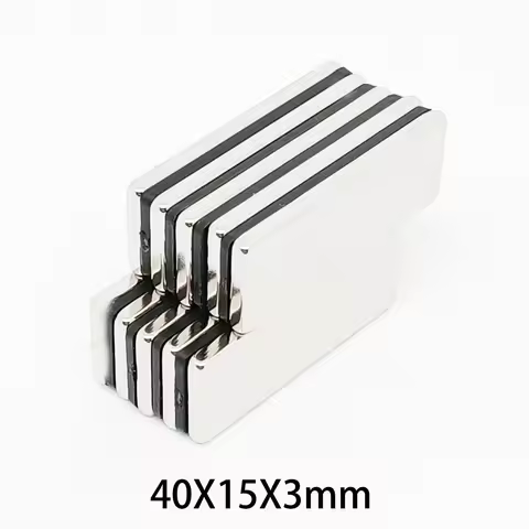 40x15x3mm Powerful Magnets Strong Block Magnets For Fridge, DIY, Building, Scientific, Craft, Educat