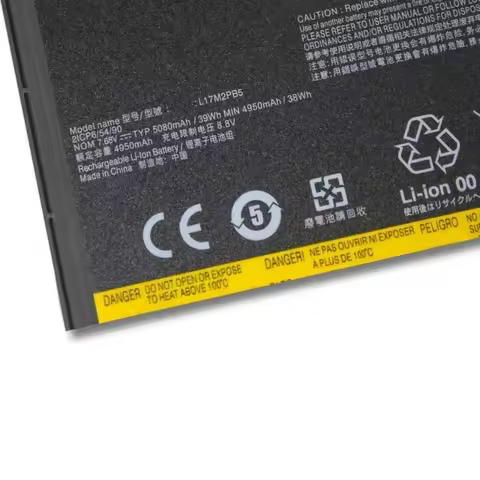 L17M2PB5 L17L2PB5 7.68V 5080mAh 39Wh DVD Ultrabay Laptop Battery for Lenovo V330-14ISK V330-14IKB V3