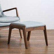 LOFT Living SPENCER Solid Wood Lounge Chair Ottoman Foot Stool