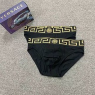 Versace 男裝黑色兩件裝 內褲 size 6 / 7