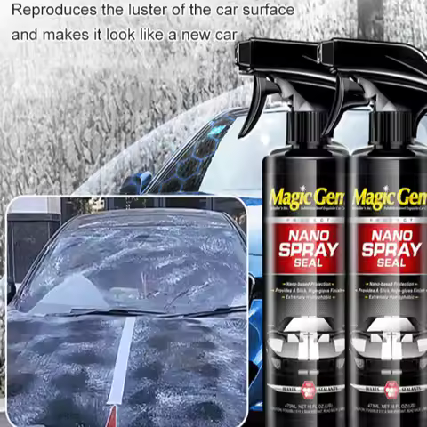Premium Car Wax Sealant Nano Coating Solution for Paint Protection and Glossy Finish Stain Removal S
