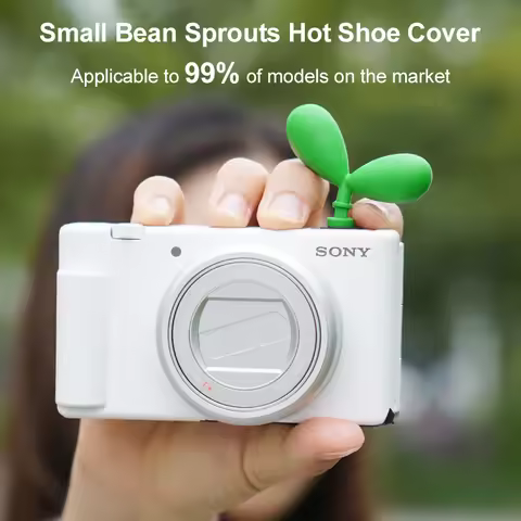 Camera Hot Shoe Cover Universal Summer Green Grass Soft Silicone for Sony ZVE10 ZV1f Canon G7X G1X R