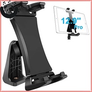 IPad Tripod Mount Adapter 360 Degree Rotatable Universal Tablet Clamp Holder for iPad Pro 12.9 11 10.5, iPad Air Mini, Surface Tab, Galaxy Tab and 3.5 to 13.5in Phone Tablet OUYOU