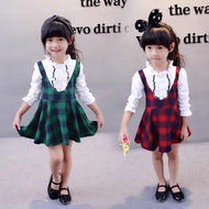 Ready Stock Girls Dress Children Dress Girls Clothing Long Sleeve Dress Korean New Style Girl Dress 