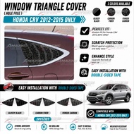 AMAZING HONDA CRV 2012-2015 CAR WINDOW TRIANGLE LOUVER COVER REAR TRIANGLE WINDOW COVER ACCESSORIES