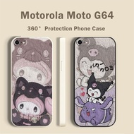 【Case Home】For Motorola Moto G64 Case Silicone Full Cover Phone Case Cover Sweet Cute Cartoon