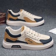 [39-44 Size] Men's Shoes 2025 Summer Net Fashionable Versatile Anti-Slip Mesh Breathable Casual Tren