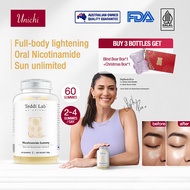 【Official】Unichi Nicotinamide Skin Nourishing Teddi Lab Gummy(60 Gummies )Niacinamide，Full-body ligh