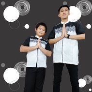 S M3 Couple Baju Koko Bapak Anak Baju Muslim Lengan Pendek Hendra C J2