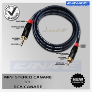 JAPAN STANDARD - Audio cable Best speaker cable/ Mini Stereo 3.5 mm CN to RCA CN - JUAN AUDIO