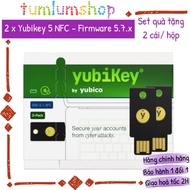 Yubikey 5 NFC 2FA 2-layer security lock protects iCloud Gmail facebook account