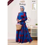 (Pre Order)Baju dress 2 piece muslimah Raissa Raifili batik kurung moden