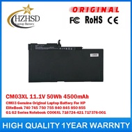 CM03XL 11.1V 50Wh 4500mAh CM03 Genuine Original Laptop Battery For HP EliteBook 740 745 750 755 840 