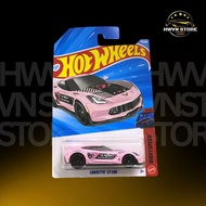 Pink Hotwheels Corvette C7 Z06 model car