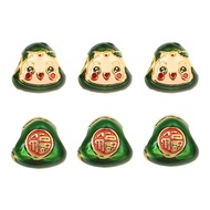 4pcs/Bag Zinc Alloy Metal Charms Chinese Rice Dumpling Pendant For DIY Bracelet Necklaces Jewelry Making Accessories