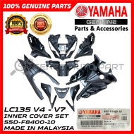 YAMAHA LC135 V4 V5 V6 V7 INNER COVER COVER HITAM [55D-F8400-10] 100% ORIGINAL YAMAHA PART