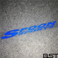 Honda Civic Fit GK5 Civic Modified Spoon Sports Modified Car Sticker Reflective Sticker
