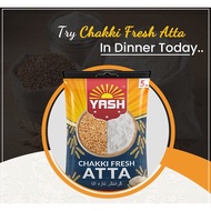 Yash Chakki Fresh Atta - hole wheat Flour - 5kg [HALAL] Made in India