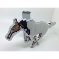 ORIGINAL AMERICAN CAR LARGE COBRA HORSE MUSTANG SHELBY CHROME GRILL EMBLEM