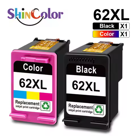 ShinColor 62xl Remanufactured Ink Cartridge Replacement for Hp62xl hp 62xl hp 62xl for Hp Envy 5540 