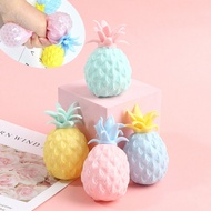 New Fidget Soft Pine Anti Stress Grape Ball Decompression Toys for Children Squeeze Toy Macaron Colo