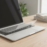 Ultra Thin Keyboard Cover for MacBook Air 13.6 15 M2 M3 M4 & Pro 14 16 in Light Beige  Penutup Papan